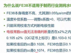 FE38可以用于制藥行業(yè)測(cè)純水電導(dǎo)率嗎？應(yīng)該配哪個(gè)電極？